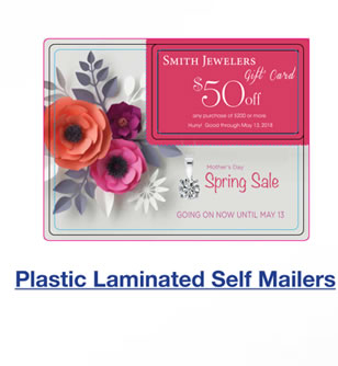 Plastic Laminated Self Mailers
