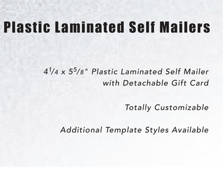 Plastic Laminated Self Mailers