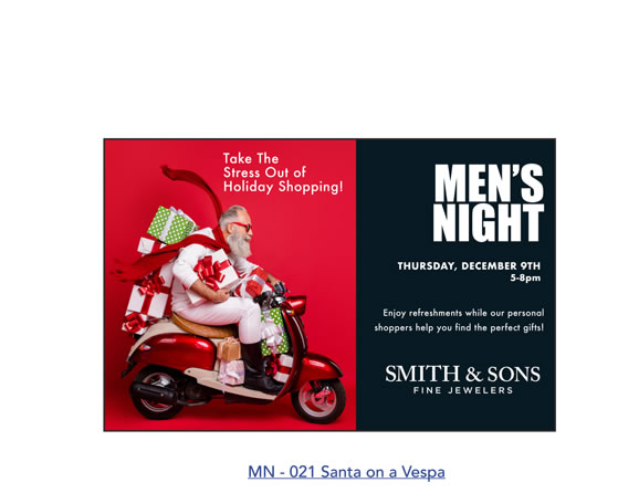 Santa on a Vespa