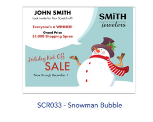 Snowman Bubble