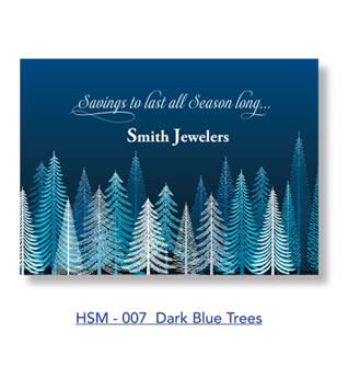 Dark Blue Trees